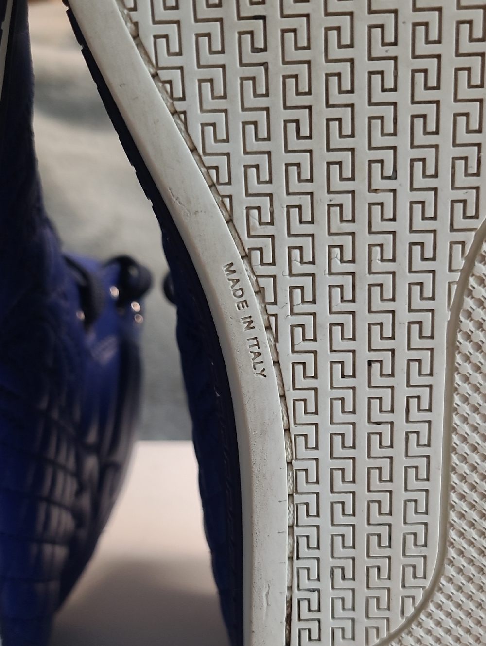 Versace Italian Leather Sneakers Mens U.S. 12 / 45 - Picture 5 of 11